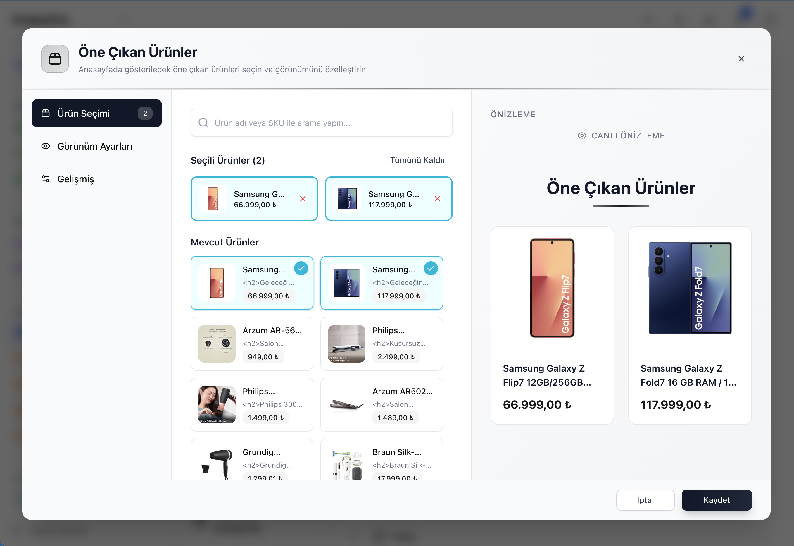 Profesyonel E-Ticaret V8.2