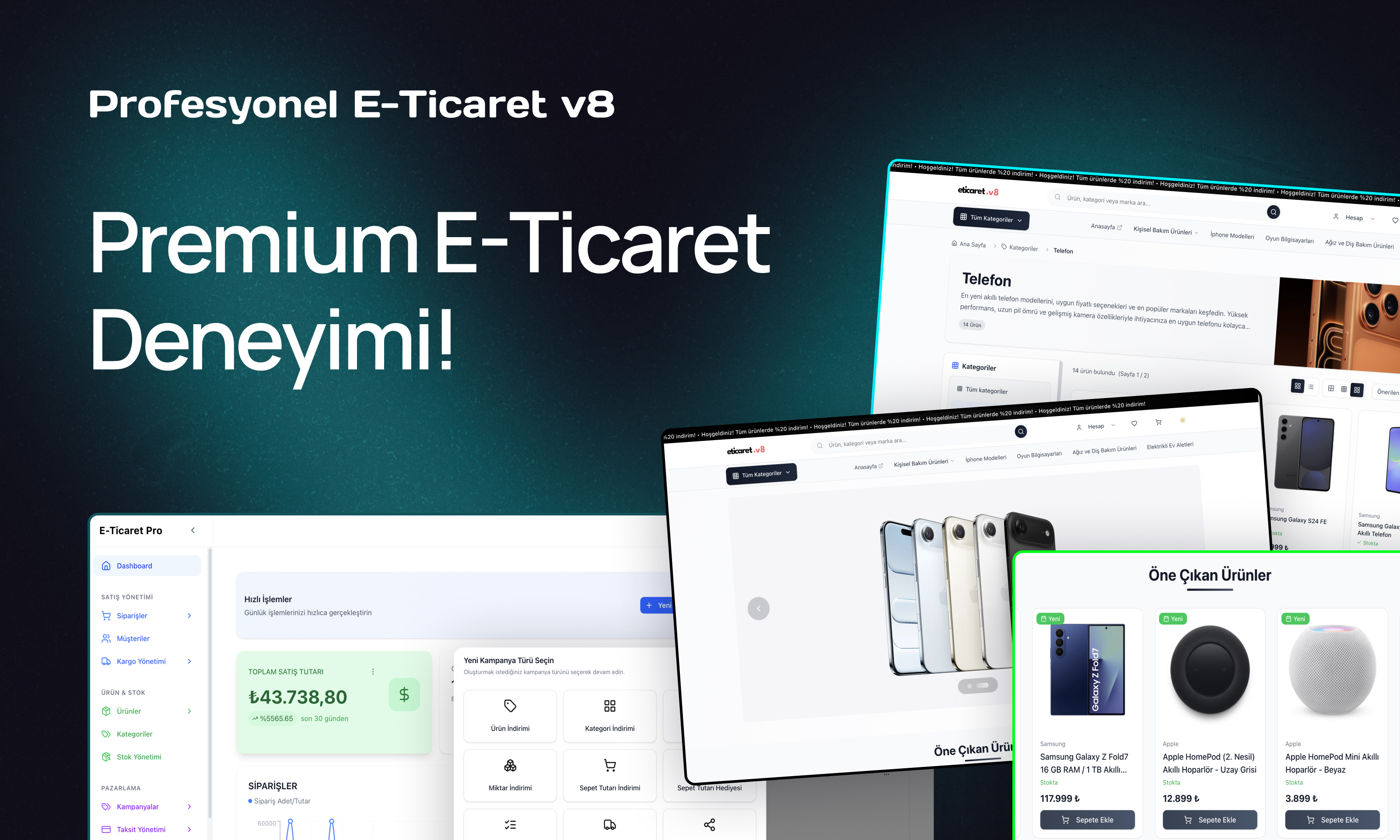 Profesyonel E-Ticaret V8.2